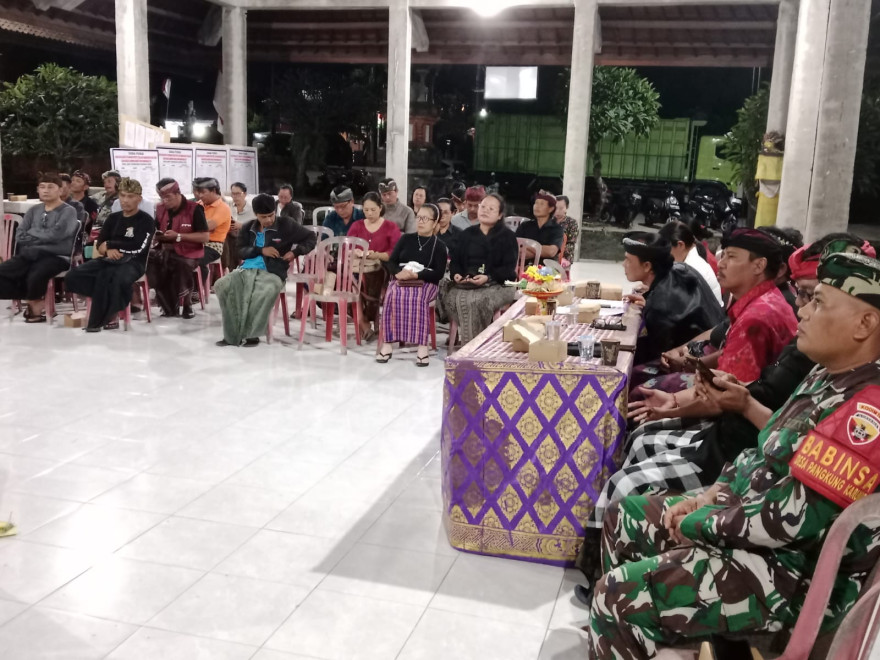 Musdes Perencanaan Desa Pangkung Karung